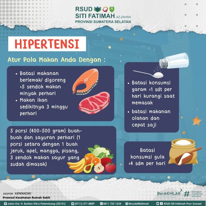 Resep makanan yang cocok untuk penderita penyakit yang dapat ditangani